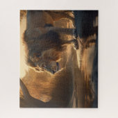 Drink van het watering van de Hole Lion Legpuzzel (Verticaal)