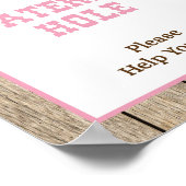 Drink van Hole Cowgirl Poster (Hoek)