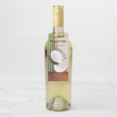 Drink van kokosvruchten flessenhanger (Op fles)