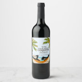 Drink van koquito Coconut Tropical Fruit Wijn Etiket (Voorkant)
