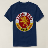 Drink van lionrood bier Premium TShirt (Design voorkant)