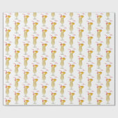 drink van tropische fruitcocktail cadeaupapier (Vlak)