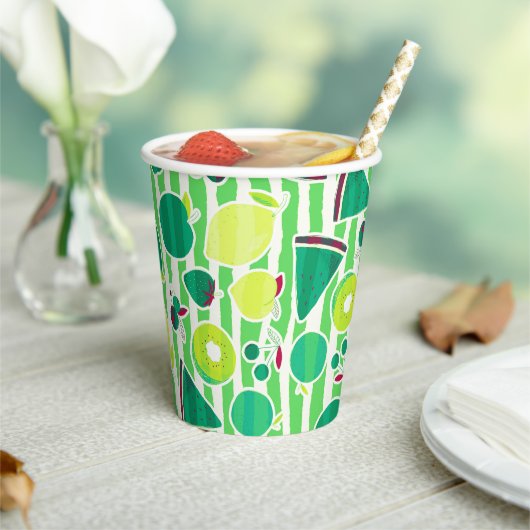 Drink van vruchten papieren bekers (Insitu)
