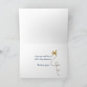 Drink van warme chocolade met sneeuwpoppen kaart (Binnen)