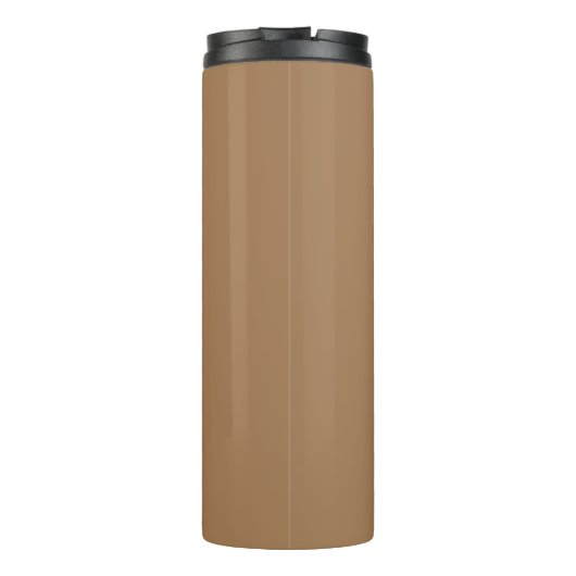 Drink van warme zoolkoffie thermosbeker (Achterkant)