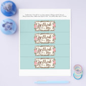 drink van waterflesje ME - Alice in wonderland dri Flyer (Enkel)