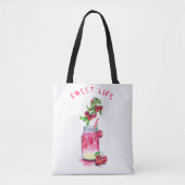 Drink van zoete kersen - zomerpartij tote bag (Voorkant)