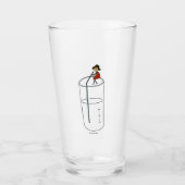 Drink veel water Glass Cup Glas (Voorkant)