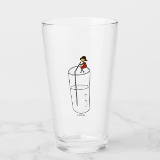 Drink veel water Glass Cup Glas