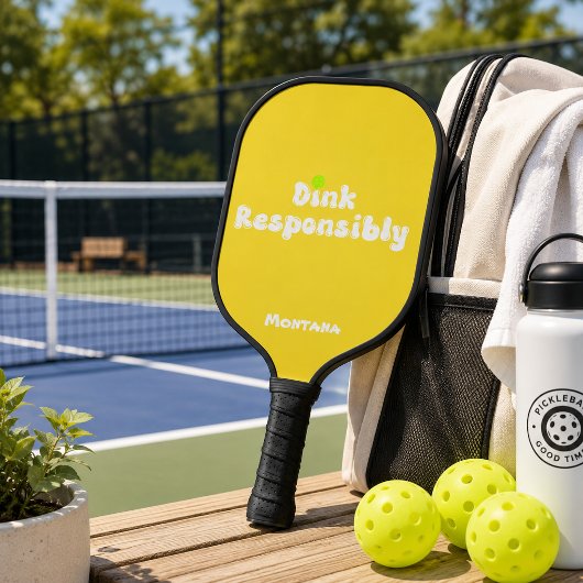 Drink Verantwoordelijk Naam Citrien Geel Pickleball Paddle