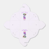 Drink verse bosbessen - zomerpartij bedankdoosjes (Uitgevouwen)