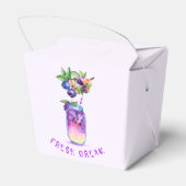 Drink verse bosbessen - zomerpartij bedankdoosjes (Achterkant)