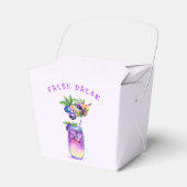 Drink verse bosbessen - zomerpartij bedankdoosjes (Voorkant Zijde)