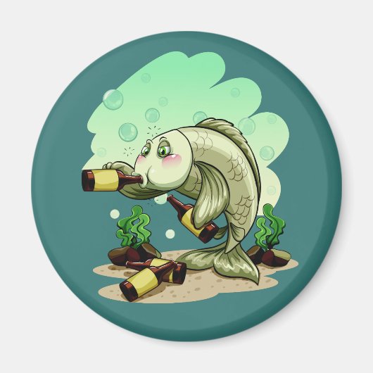 Drink vismagneet magneet (Voorkant)