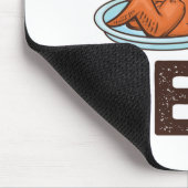 Drink vleugels en kippen van bier muismat (Hoek)