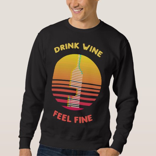 Drink voelt goed aan trui (Voorkant)