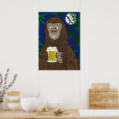 Drink voetafdruk poster (Keuken)