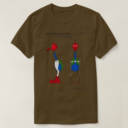 Drink vogeloctrooi t-shirt (Design voorkant)