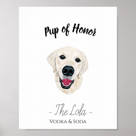 Drink voor lab Wedding Poster (Voorkant)