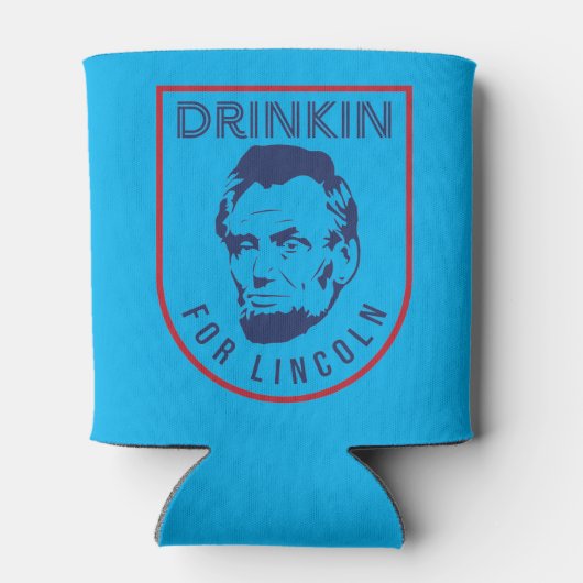 Drink voor Lincoln Koelbox van 4 juli Blikjeskoeler (Achterkant)