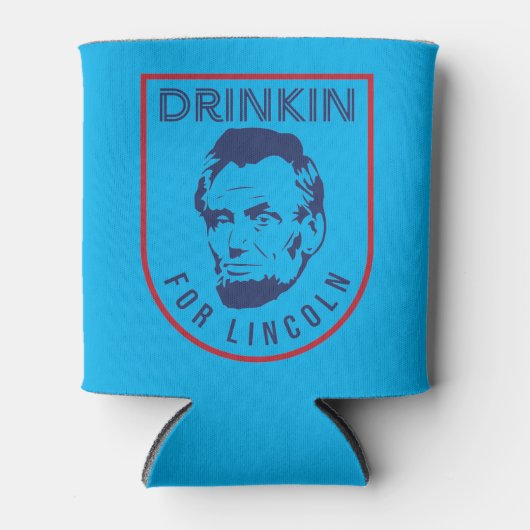 Drink voor Lincoln op 4 juli Blikjeskoeler (Voorkant)