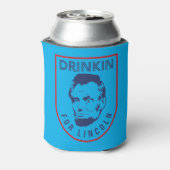 Drink voor Lincoln op 4 juli Blikjeskoeler (Blikje Achterkant)