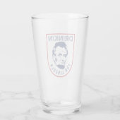 Drink voor Lincoln op 4 juli Glas (Achterkant)