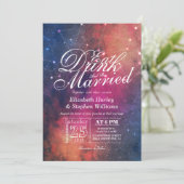 Drink voor weddenschappen met een oosterse sterren kaart (Staand voorkant)