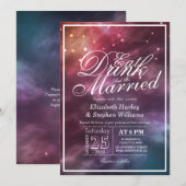 Drink voor weddenschappen met een oosterse sterren kaart (Voorkant / Achterkant)