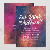 Drink voor weddenschappen met een oosterse sterren kaart (Voorkant / Achterkant)