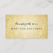 Drink Voucher Gold Foil Stars Confetti Kortingskaartje (Achterkant)