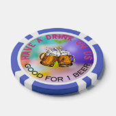 Drink voucher poker chip (Enkel)