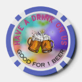 Drink voucher poker chip (Achterkant)