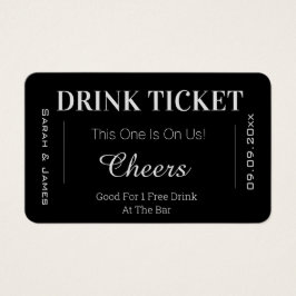 Drink Voucher Ticket Visitekaartje
