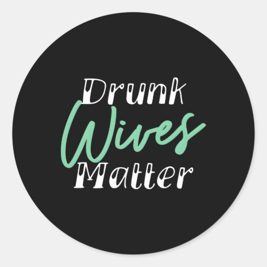 Drink vrouwen maken alcohol uit ronde sticker (Voorkant)