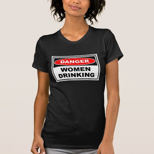 Drink vrouwen t-shirt (Voorkant)