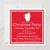 DRINK WASSAIL EN EET FRUITCAKE Uitnodiging (Achterkant)