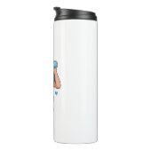 Drink water and forget your worries thermosbeker (Geroteerd rechts)