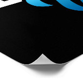 Drink Water Bespaar water Poster (Hoek)