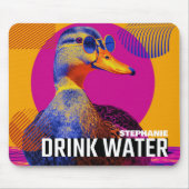Drink Water Duck Meme Muismat (Voorkant)