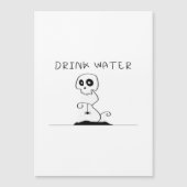 Drink Water - Eet, Drink en Wees eng Retro Klassie (Voorkant)