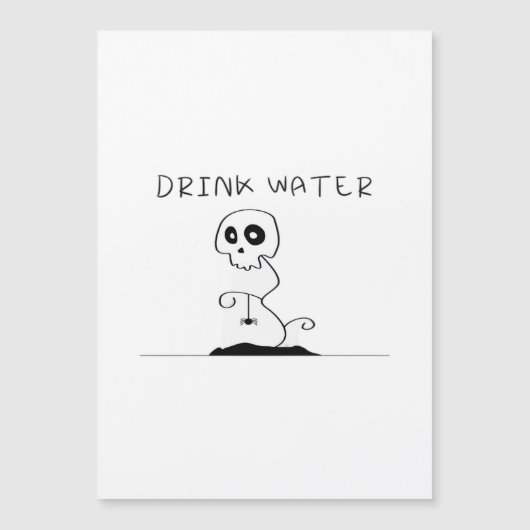Drink Water - Eet, Drink en Wees eng Retro Klassie (Voorkant)