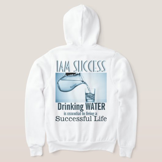 DRINK WATER HOODIE (Laag Achter)