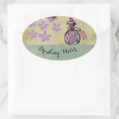 drink water ovale sticker (Tas)