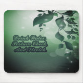 Drink Waterhouding Controleer Stretch Herinnerings Muismat (Voorkant)