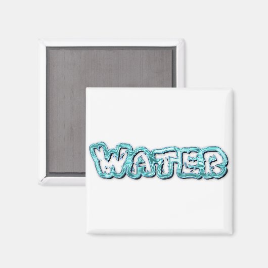 Drink-waterletters Magneet (Voorkant / Achterkant)