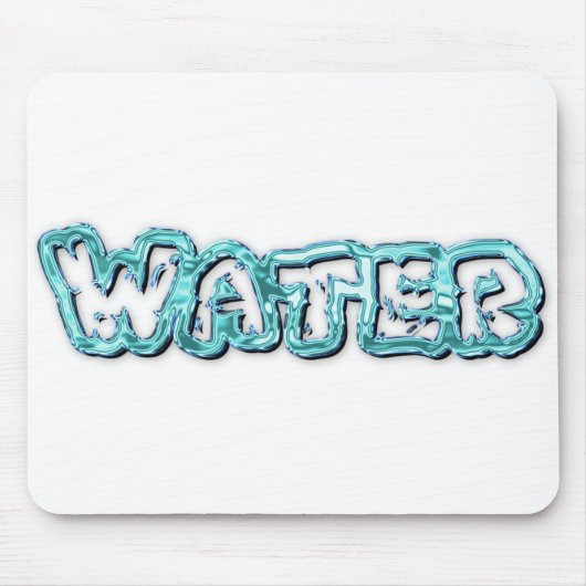 Drink-waterletters Muismat (Voorkant)
