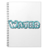 Drink-waterletters Notitieboek (Voorkant)