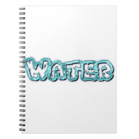 Drink-waterletters Notitieboek (Voorkant)