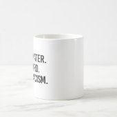 Drink waterliefde hardvocht racisme koffiemok (Center)